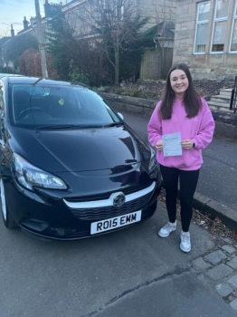 Rosie passed her test with ZERO errors after taking lessons with Gemma Dick 🚗💨