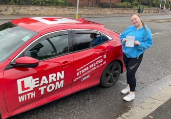 Rosie learned to drive with Tom