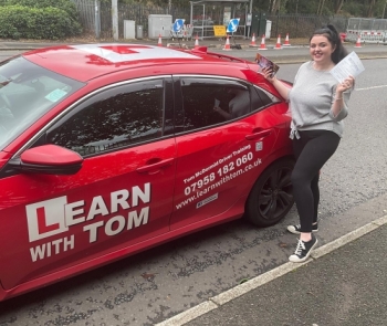 Emma passed with Zero errors after taking lessons with Tom 🚗💨