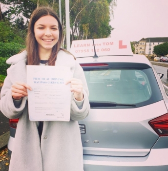 Maja learned to drive with the help of Graham MacLeod