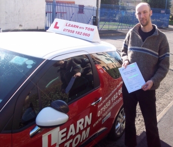Iacute;d like to take this opportunity to thank Tom for being a patient amp; encouraging driving instructor If you want to be driving amp; not sitting at the side of the road then go with Tom thatacute;s how I passed first time<br />
<br />
Alisdair Moug