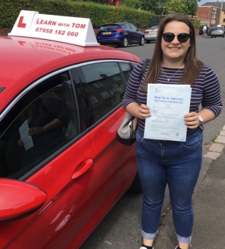 Lucy learned to drive with Tom McDermid.