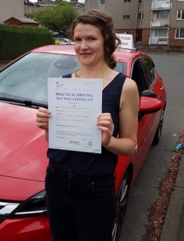 Anna learned to drive with the help of Steven Swan