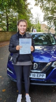 Ava learned to drive with the help of Steven Swan