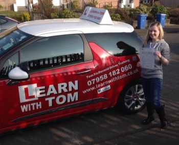 Learning to drive with Tom was made easy by his relaxed approach and patience He gave me the confidence and skills that I needed to pass my test first time I would recommend him to anyone