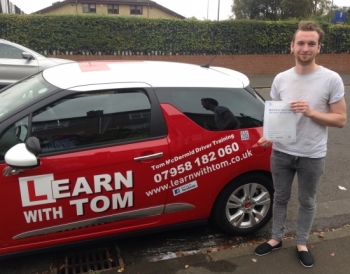 Tom is a first class driving instructor He is a calm friendly and most importantly puts you at total ease when you are behind the wheel which is very important in the first few lessons Toms overall teaching package is second too none His use of the iPad to demonstrate maneuvers roundabouts etc is a great way to prepare when tackling things for the first time Tom also recommends an app called