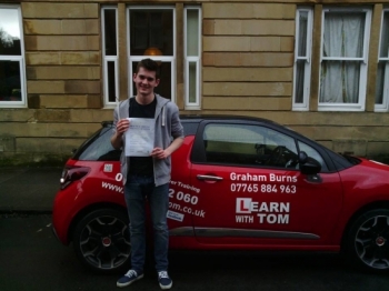 The first time I sat in the drivers seat I thought Iacute;d never learn how to drive however having Graham as an instructor I felt more and more confident each lesson up until the test where I passed first time Excellent car and instructor to learn how to drive