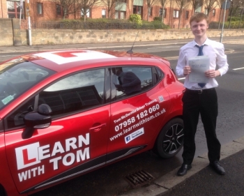I just passed my test 1st time I canacute;t believe it A big thanks to Tom for being so helpful during lessons I had to wait for a month before starting lessons and it was so worth the wait Feel a bit sad thereacute;s no lessons anymore Thanks again Tom A great laugh and an absolute pleasure to learn from If you want to pass your test and pass it well then: Go With Tom Learn With Tom 