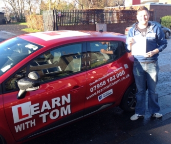 Tom was a great help in getting me to the standard required for me to be able to pass my driving practical test when I first contacted him he was very promt in his reply and explained that there would be a delay in getting me into the car but did give me a lead time of when he expected to get me started which was accurate because he was very busy but explained that if I was willing to wait then he