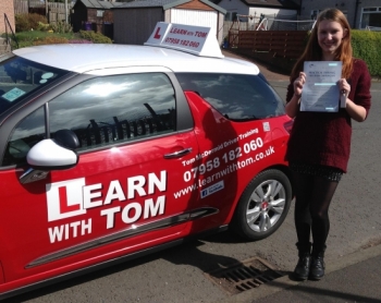 I couldnacute;t recommend Tom highly enough as a driving instructor Always friendly and with the patience of a saint he really is a fantastic teacher Although I am extremely happy I have passed my test I am going to miss my weekly lessons He has given me the confidence needed to drive and Iacute;m sure he can do the same for you