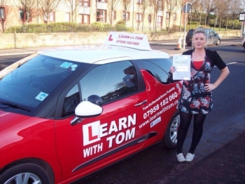 I would 100 recommend Tom to anyone thinking of learning to drive He is a fantastic instructor and has the patience of a saint I have tried various instructors in the past and then passed with Tom in under 5 months myself and my cousin Heather Thanks again for all your help 