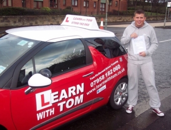 I would highly recommend Tom to anyone <br />
<br />
who is thinking of learning to drive He put <br />
<br />
me at ease from the very first lesson with <br />
<br />
his friendly and patient persona and made <br />
<br />
the whole learning experience a pleasure <br />
<br />
Great instructor and a great guy