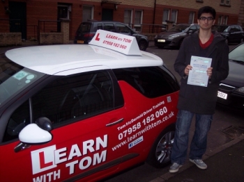 Tom is a excellent instructor to be learning from and a good laugh to be with I would recommend anyone wanting to start learning to drive to give Tom a try 