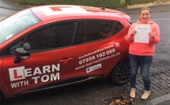 Tom was a brilliant instructor I was very nervous at first but he made me feel at ease and helped me become a confident driver and helped me pass I would recommend Tom to anyone