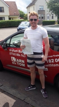 Graham taught me was very comfortable with him felt his methods of teaching and understanding the road where great Passed my test first time with only 2 minors this is a reflection of how great and instructor he was :