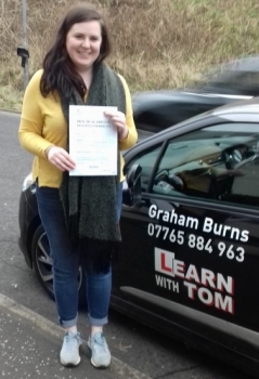 Rachael learned to drive with Graham Burns